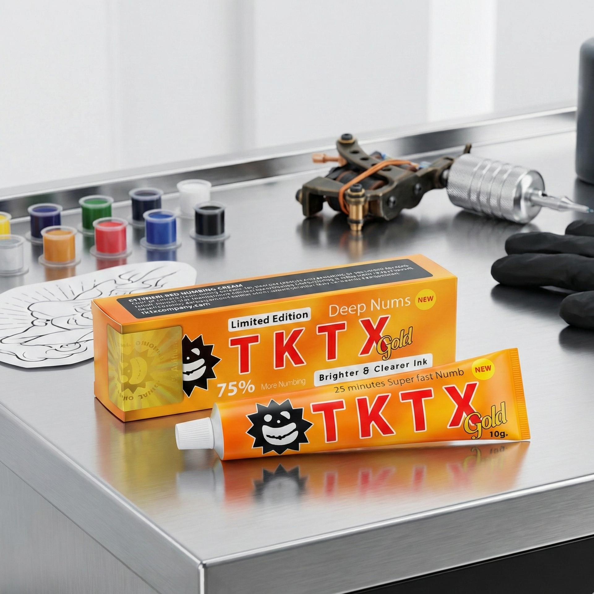 TKTX GOLD 75% PER TATUAGGI | DEPILAZIONE | PIERCING | MICROBLADING