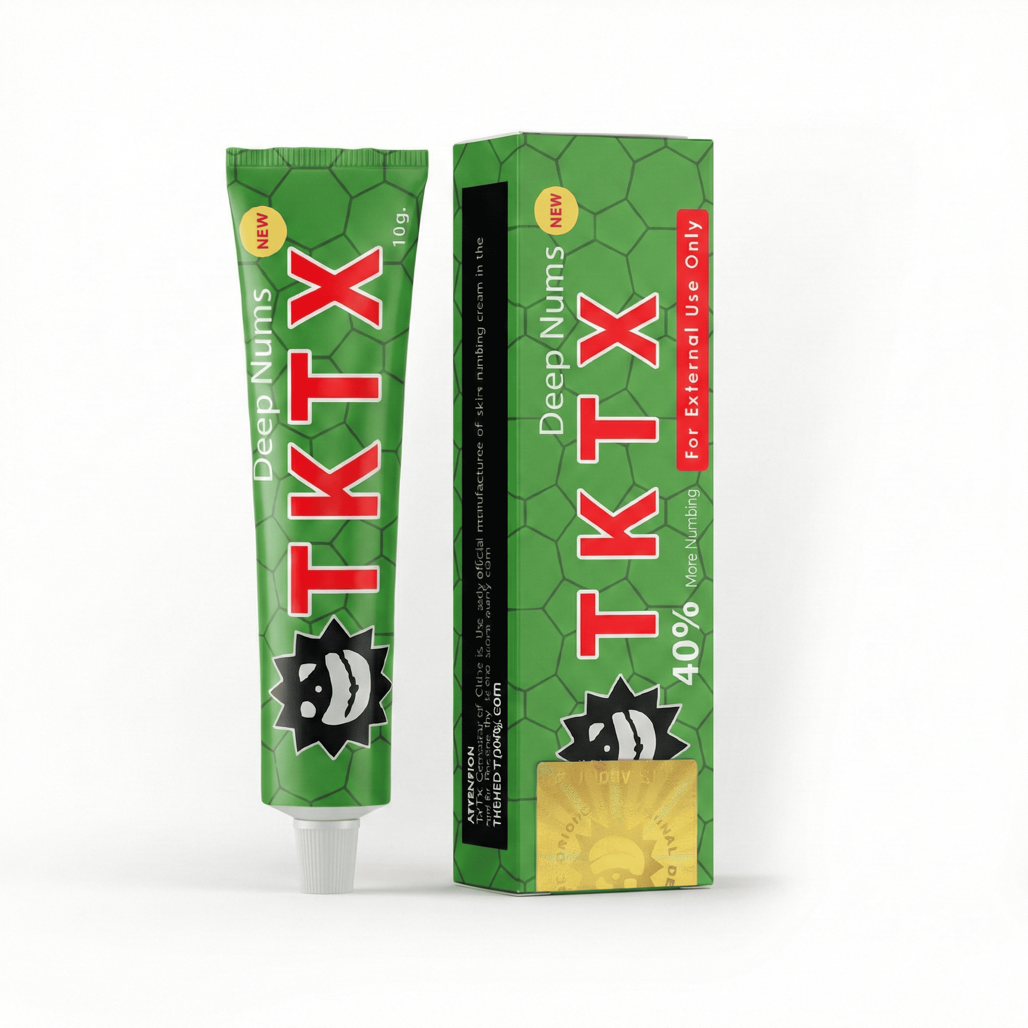 Crema TKTX VERDE 40% per TATUAGGI | depilazione con ceretta | PIERCING | MICROBLADING