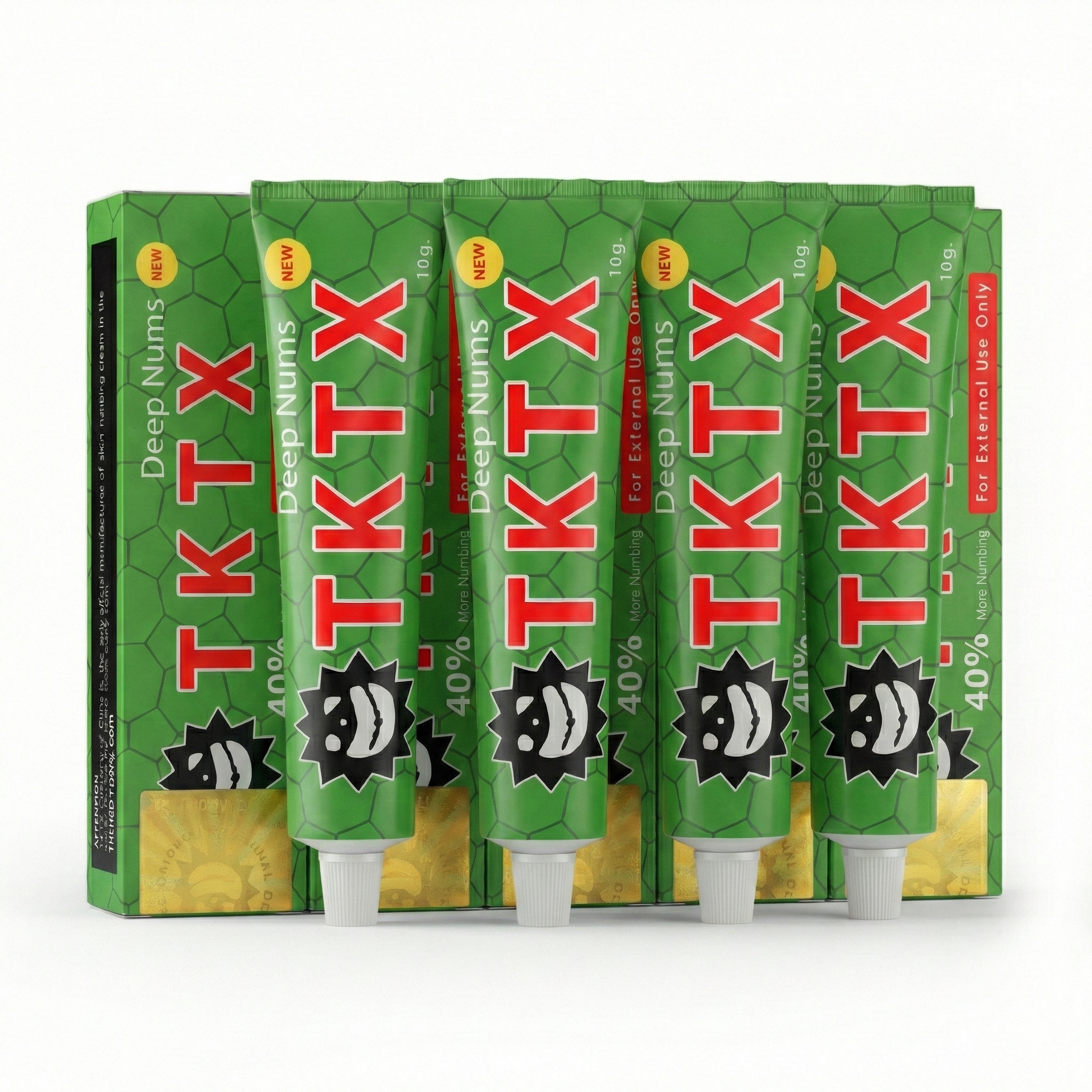 Crema TKTX VERDE 40% per TATUAGGI | depilazione con ceretta | PIERCING | MICROBLADING