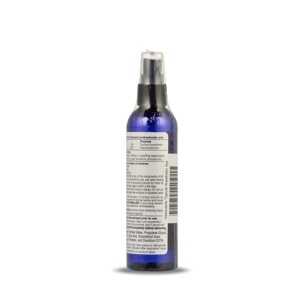 ✅ VASOCAINE SPRAY per ferite aperte TATUAGGI | MICROBLADING | TRUCCO PERMANENTE 🤩 120 ml