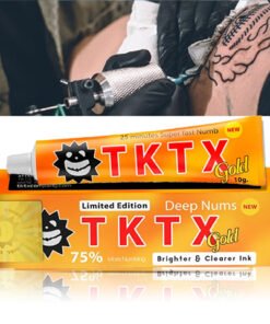 ✅ TKTX GOLD 75% *LA NOSTRA CREMA ANTIDOLORE PIÙ POTENTE* PER TATUAGGIO | RIMOZIONE DEI PELI | FORATURA | MICROBLADING | ANESTESIA 4 tattoo